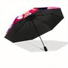 1pc Happy Lilo & Stitch Automatic Opening and Closing Cartoon Umbrella - Suitable for Various Occasions, Outdoor Activities, Lightweight and