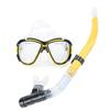 Large vision mask, adult tempered glass diving goggles set.