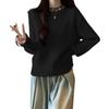 2026 Autumn/Winter Women's Beaded Pullover Sweater - High-End Korean Style Knit Base Layer