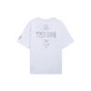Li-Ning Wade Series Alphabet Print Round Neck Short Sleeve T-Shirt Men Tops White AHSS437-3