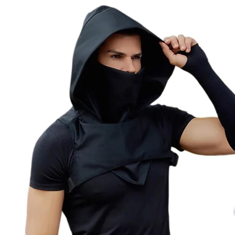 

Съемный воротник-капюшон Средневековый капюшон Воротник для девочек Аксессуар Капюшон-воротник Древнее искусство Традиционная средневековая шаль чёрный