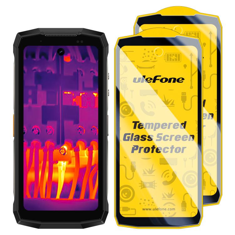 2 pezzi / Confezione Ulefone 9H HD Anti Impronta Vetro Temperato Proteggi Schermo