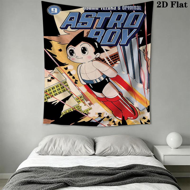 Astro Boy print Pattern Home Decor Tapestry, Wall Hanging, Decorative RV Wall Cloth.XGT0914398