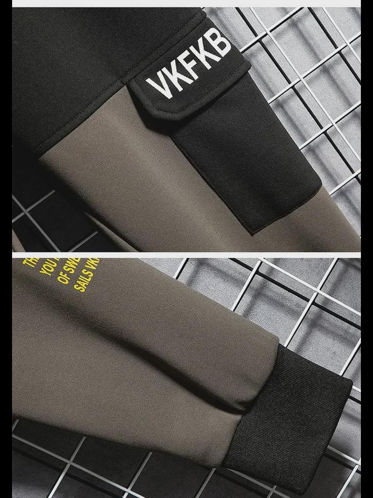 Men's Autumn 2025 Trendy Tracksuit: Youthful Casual Fashion Ensemble Available Now