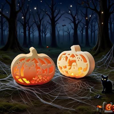 Herbst-Silikonformen Kürbislaterne Thanksgiving-Silikonformen Harzguss Bastelbedarf Für Halloween-Dekorationen Gips