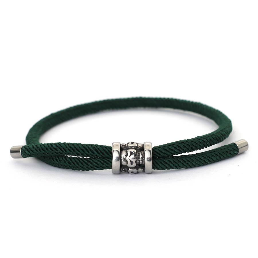 Simple Fashion Stainless Steel Adjustable Hand Rope Silver Color Jewelry Men and Women Hand Jewelry Gift Party Jewelry