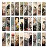 30pcs Cute Cat Bookmarks, Vintage & Artistic Paper Cards To Mark Reading Pages