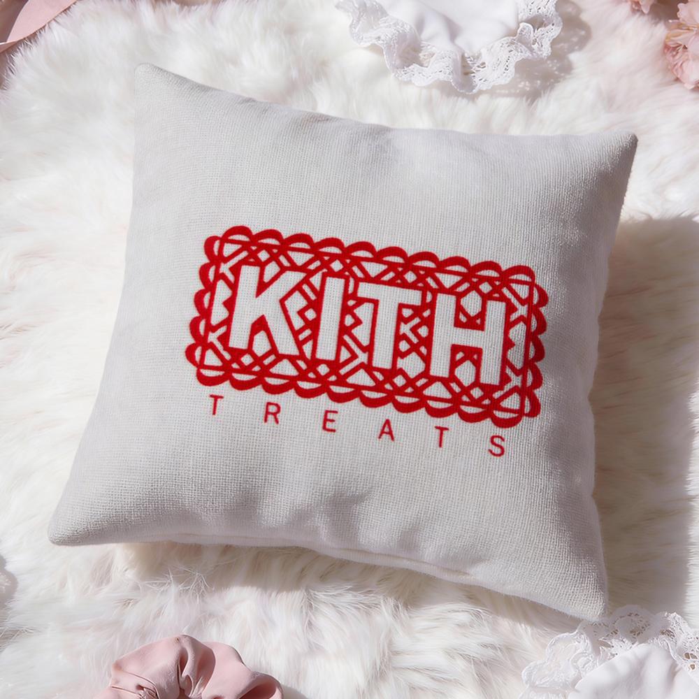 Classic Logo K-KITH Cushion Cover Premium Comfort Reversible Pillow Cove -Two In One Design for Any Room & Car Interior