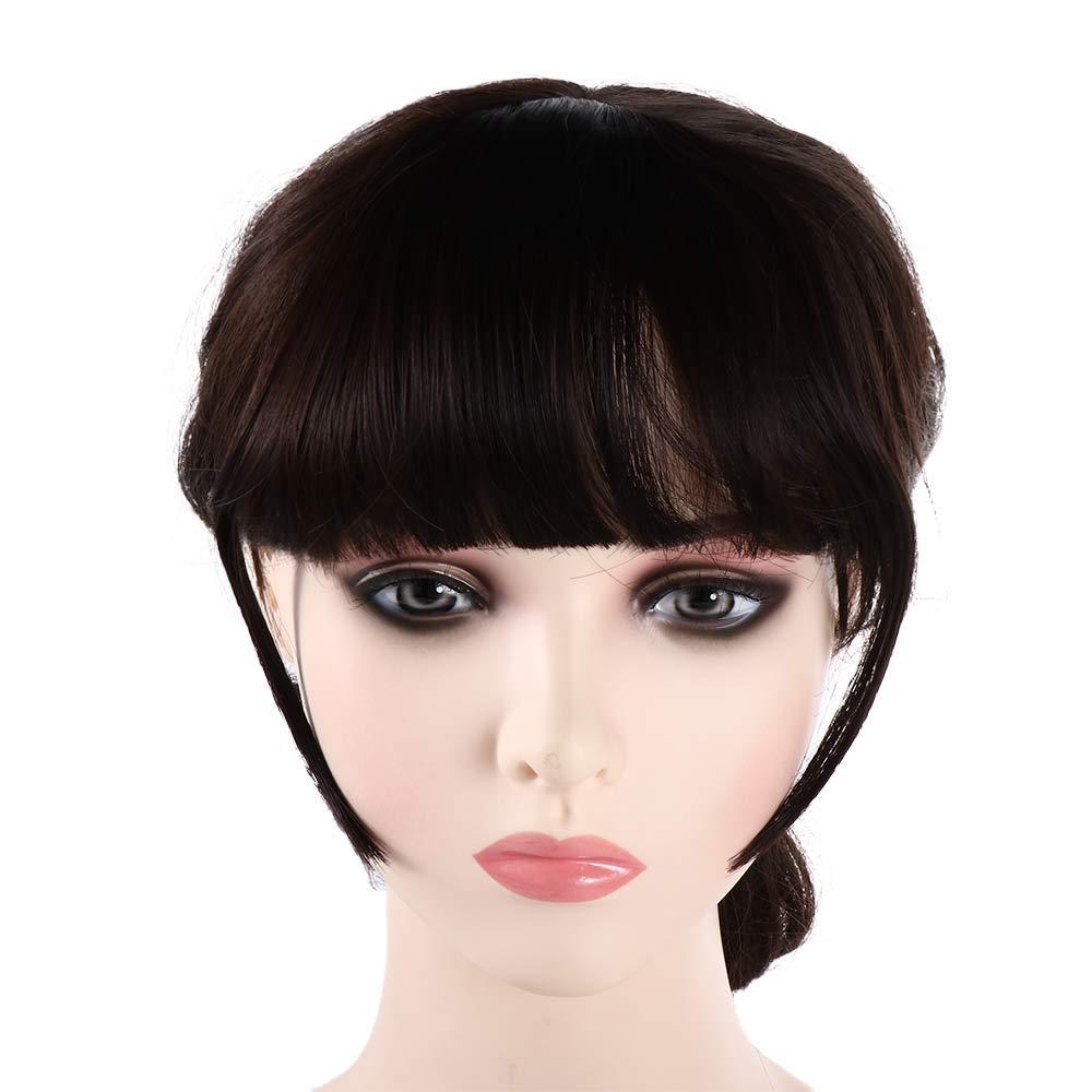 Neat Bang Hair Extension for Women Accessories Fringe Hairpieces Synthetic False Hair Air Bangs