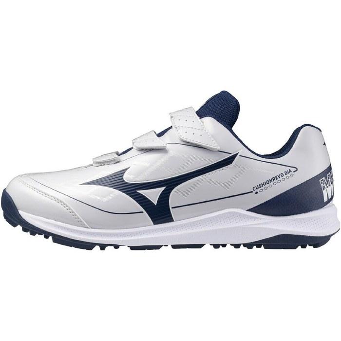 [Mizuno] Up Shoes Cushion Revodia Trainer 11gt252514 White x Navy 26.0cm SOLV Seal 3E