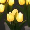 Tulpe Nachtlicht Batteriebetrieben Weiches LED Tulpen Nachtlampe für Schlafzimmer Schreibtisch Wohnzimmer Romantische Dekoration Energiesparende Nachttischlampe Umgebungslicht