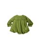Antiqua Embroidered Long Sleeve Indian One Size Green Women's Blouse, Cotton, IYA-00076, 30,