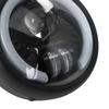 Retro LED Motorcycle Headlamp Built In Turn Signals Shockproof Metal Housing Headlight Universal for Motorbike