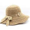 Sun Hat Women's Sun Protection Outdoor Cotton Jacquard Knitted Folding Sun Hat Summer