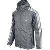 Adidas Drei Streifen Kapuzen-Zip-Jacke Herren Jacken Grau JF3955