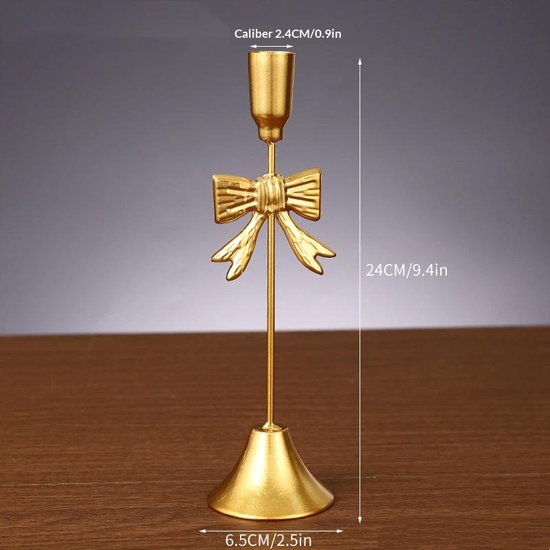 Candlestick Holders Kit Brass Gold Candlestick Set Candle Holders Decorative Candlestick Stand For Wedding Party Dinning