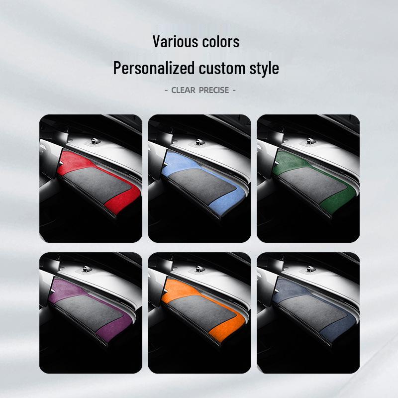 ZhiJie S7 Alcantara Ultra-Thin Dashboard Suede Sticker - Car Decoration & Protection.