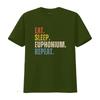 Euphonium T Shirt for Player Funny Lover vintage Washed designer clothes homme Slightly streetwear Stylish Unisex Casual