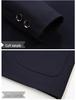 Men's Plus Size Business Casual Jacket - 2021 Autumn Button-Down, Turn-Down Collar, Dad's Outfit for Middle-Aged Men