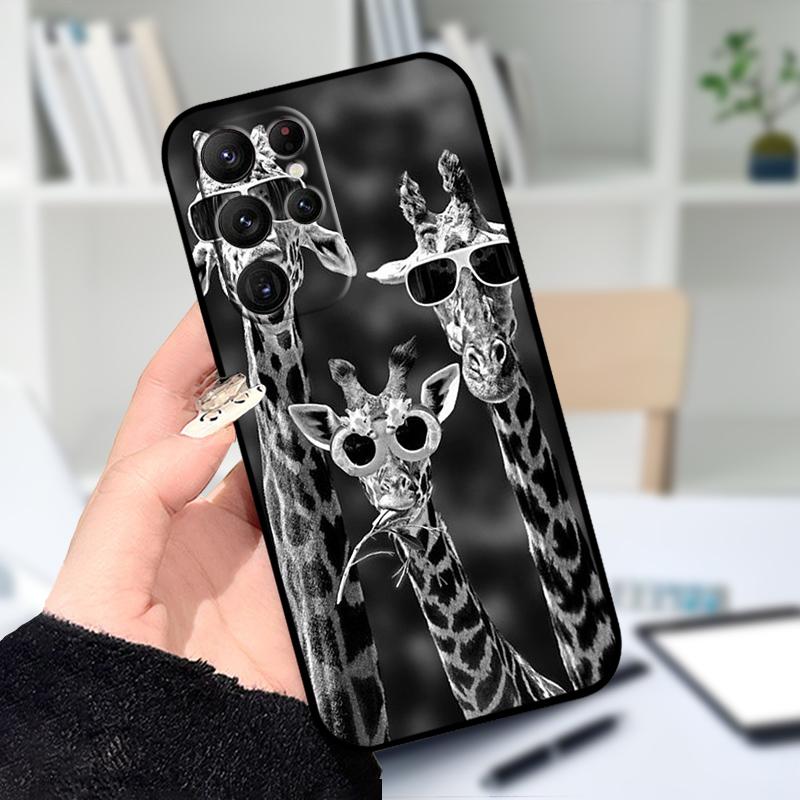 For Samsung S25 S22 Ultra 5G Case S25 Edge Lovely Flower Printed Cover Phone Cases For Galaxy S23 S24 FE Silicon Soft TPU Shells
