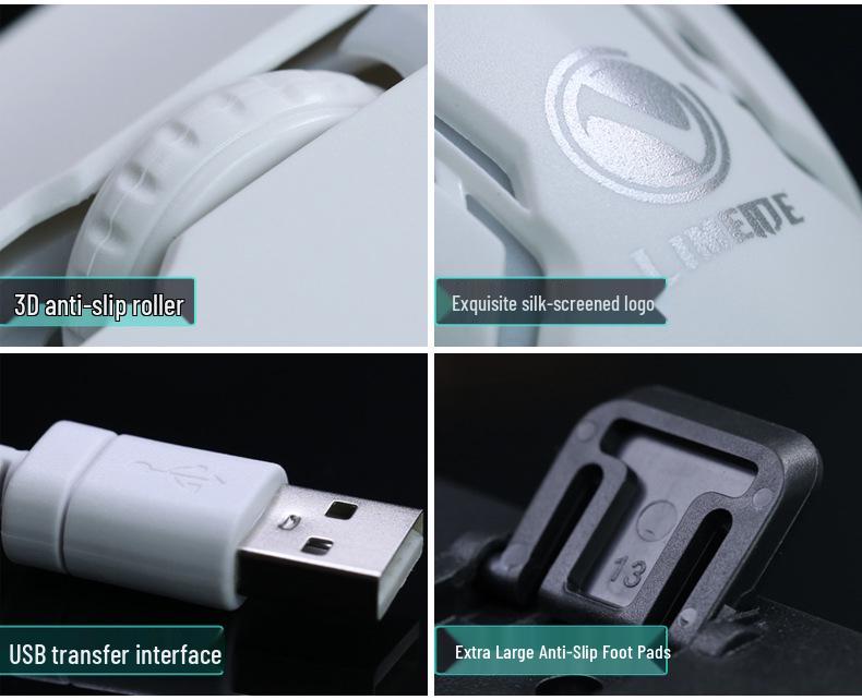 LiMei GTX300 USB Wired Backlit Gaming Keyboard & Mouse Set