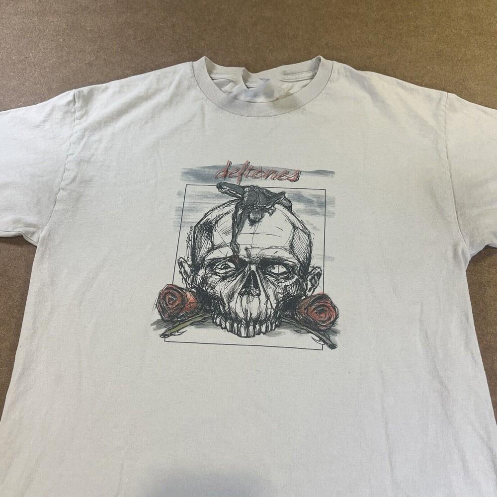 Deftones группа Унисекс Хлопок Подарок для фанатов Мужская S-235XL Футболка LI1432 Унисекс Футболка M