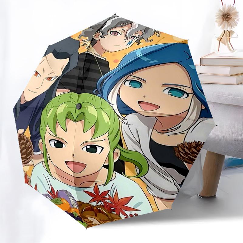 1pc Jujutsu Kaisen Characters Outdoor Umbrella - Automatic Opening/Closing, Portable 3-Fold Design with 8-Bone Iron Frame - Perfect Gift for Fans