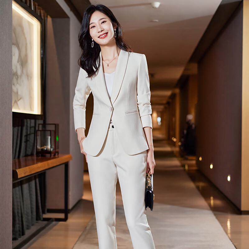 Women's One-Button Business Casual Suit Set
