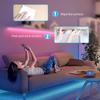 Colorful LED Light Strip with 24 Key Remote Control APP To Control Indoor Party Atmosphere Lights, 1/2/3/5/10/15/20M for You To