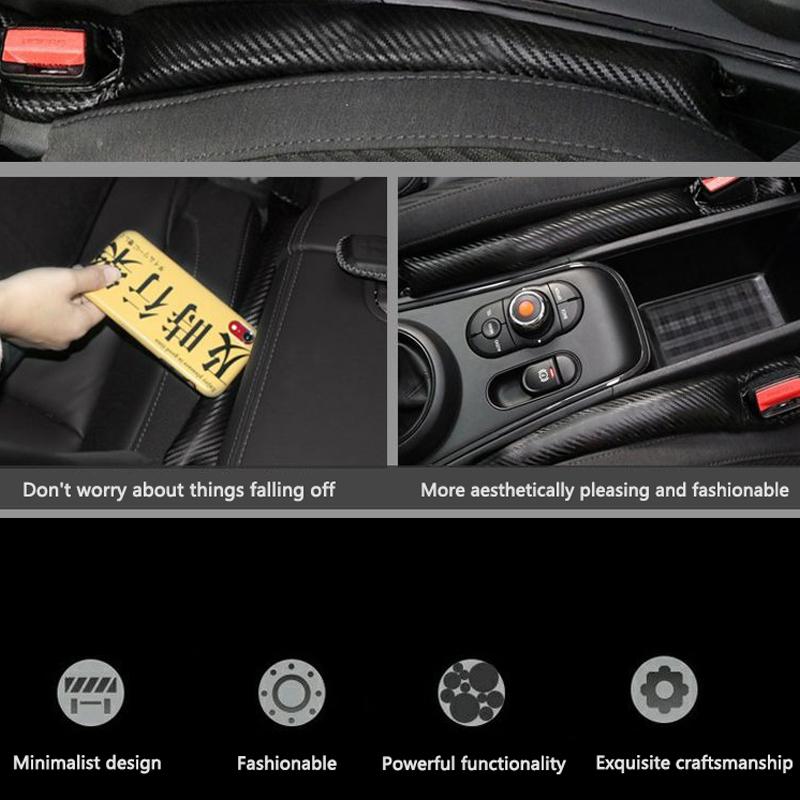 New Leather Car Seat Gap Filler Seat Gap Leak Proof Filling Plug Strip For BMW Mini Cooper Countryman Clubman R55 R56 R60 F54