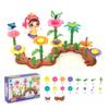 Flower Arrangement Toys Interconnecting Blocks Toys Building Garden Game Growing Flower Blocks