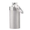 Bouteille à médicaments en acier inoxydable Boîte de rangement étanche portable pour médicaments Kit de premiers secours de camping Portable