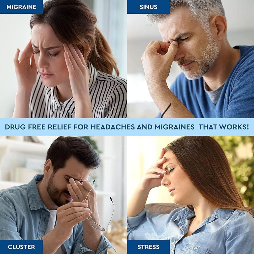 PIHARVA Migraine Relief Cap – Hot & Cold Therapy Headache Cap for Sinus, Tension & Migraine Relief | Thermax Gel Compression Cap for Men & Women