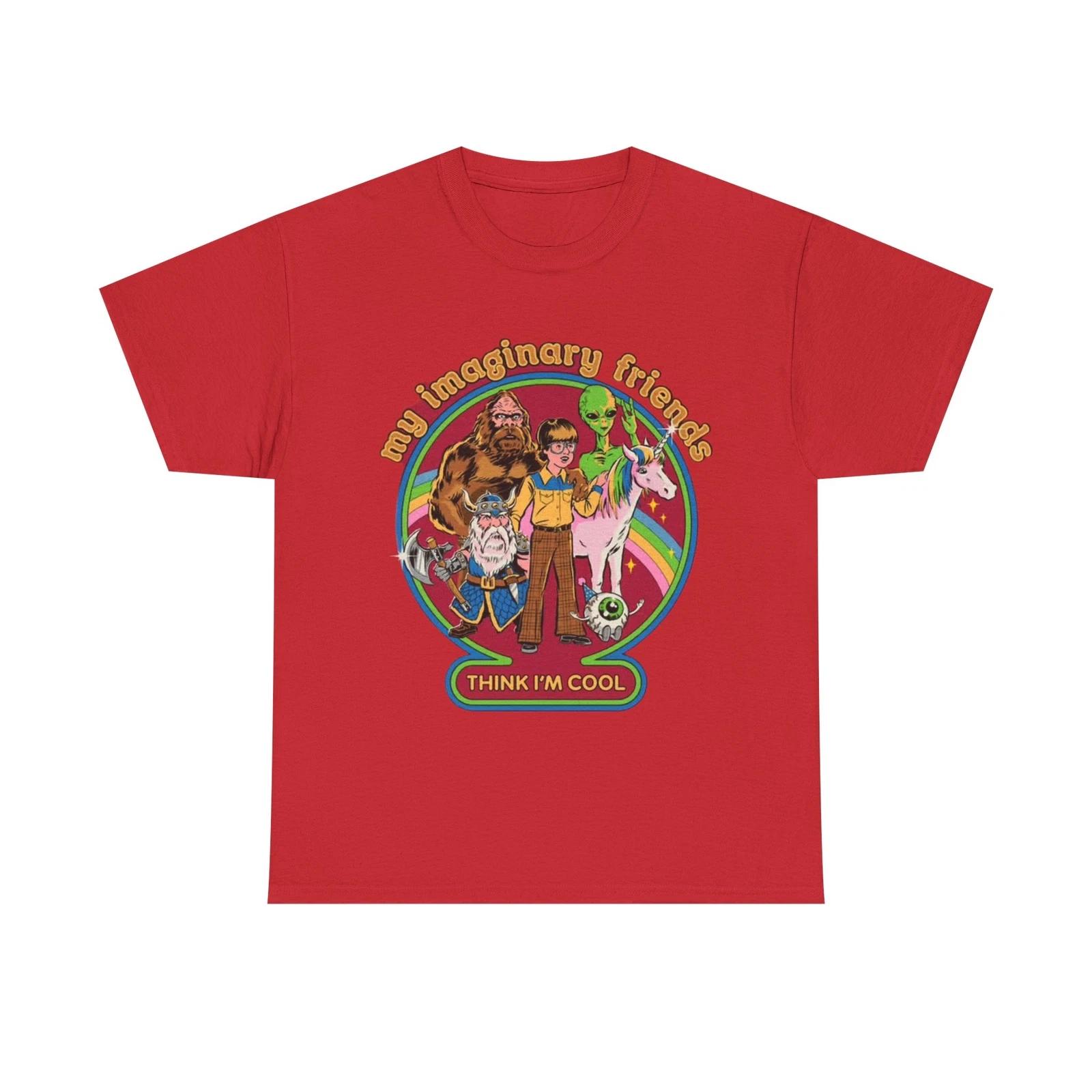 Men s and Women s T-shirts Imaginary Friends XL