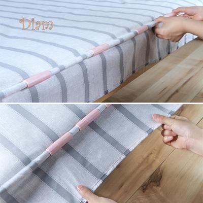 Lachepper 10Pcs Bed Sheet Fixing Clip Grippers Fasteners Clothes Pegs Coverlet Holder Accessories