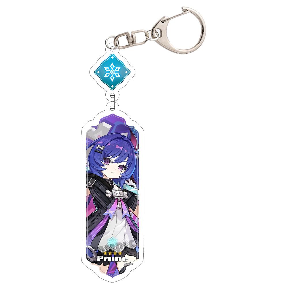 

Anime Keychain Linnea Flins Durin Mualani Furina Arlecchin Key Chain Accessories Genshin Impact Cute Bag Pendant Key Ring Gift