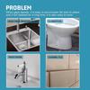 Toilet edge sealing plastic steel mud bathroom toilet wall floor tile gap repair agent 100g + scraper
