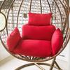 Removable Washable Solid Color Rattan Hanging Chair Cushion Set