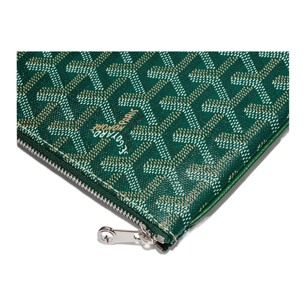 Goyard Senat Y Monogram Full Print Zipper Cosmetic Bag Unisex Cosmetic Bag Black Blue Green SENAT2MMLTY