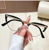 Women Cat Eye Anti Blue Light Metal Reading Glasses+1.0+1.5+2.0+2.5+3.0+3.5+4.0