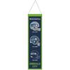 Bannière - WINCRAFT - NFL Teams EVOLUTION - Seattle Seahawks - 80x20cm - 70% Laine, 30% Polyester
