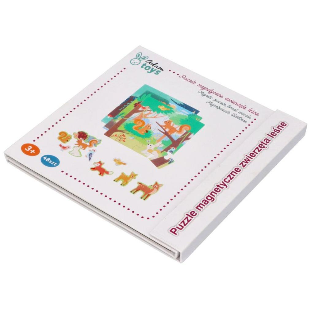 Puzzle Magnetyczne - Leśne Zwierzęta