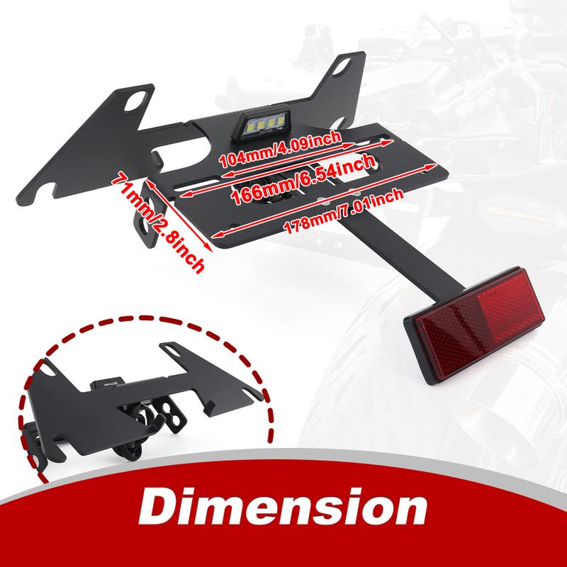 Fit For SUZUKI SV650 SV650S SV650F 2003-2015 License Plate Holder Motorcycle Fender Eliminator Rear Tail Tidy Registration Plate