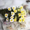 Artificial Fake Silk Daisy Flower Bouquet Home Wedding Party Decoration 8 Heads