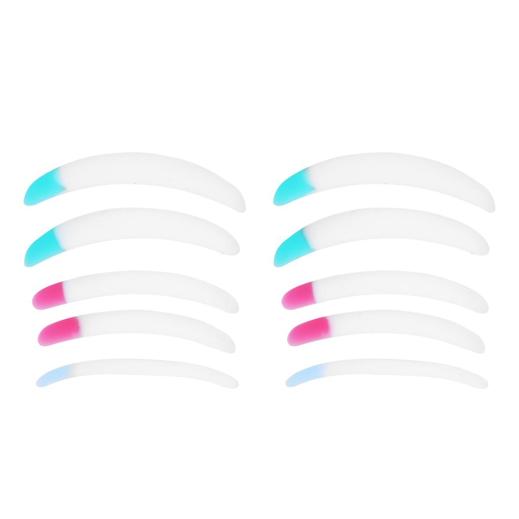 5 Pairs S/M/L Silicone Eyelash Perming Pad Eyelashes Lift Pads Soft Eyelashes Curler Tool