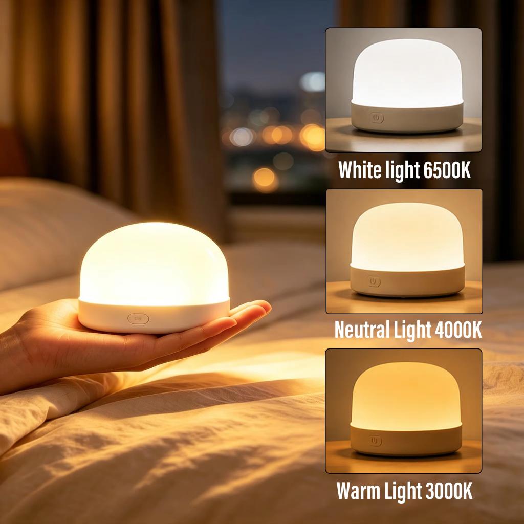 16 Kleuren RGB Magnetisch Nachtlampje Draagbare Baby Nachtlampje USB Oplaadbaar Touch Dimbaar Lamp Sfeer Zacht Licht Lees Bureaulampen 1pcs