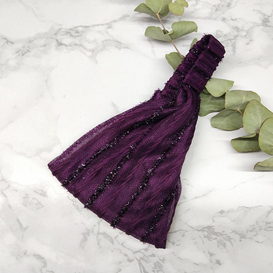 Women Fabric Headband Wide Lace Hair Bands Headdress Fashion Glitter Headbands Hair Accessories Fo Girls Hair Styling Tools Gift