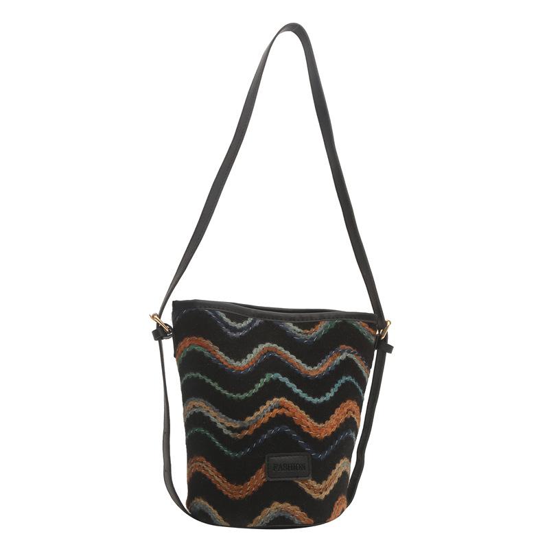 Mode Schulter Umhängetasche Damen 2025 Frühling neu vielseitig ins lässige Bucket Bag