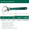 SATA Adjustable Carbon Steel Wrench with Plastic Handle (Models 47249, 47250, 47252)
