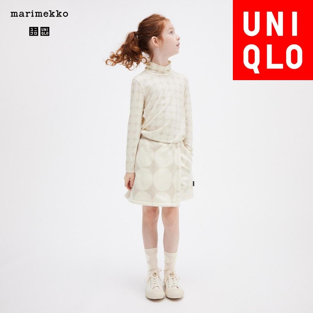 

Флисовое мини-пальто UNIQLO JAPAN GIRLS 02 LIGHT GRAY/140